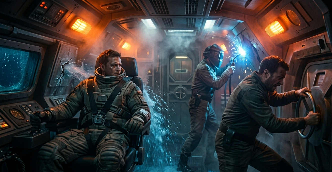 Emergency aboard the Aegis-7